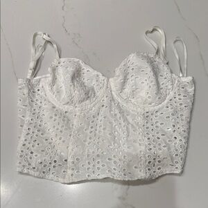 Princess Polly White Lace Camisole
